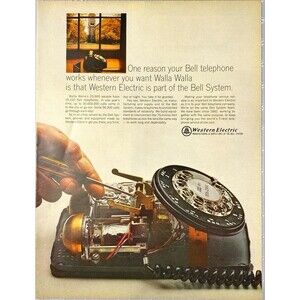 Western Electric Manufacturing & Supply "Part of the Bell System" Print Ad 1966